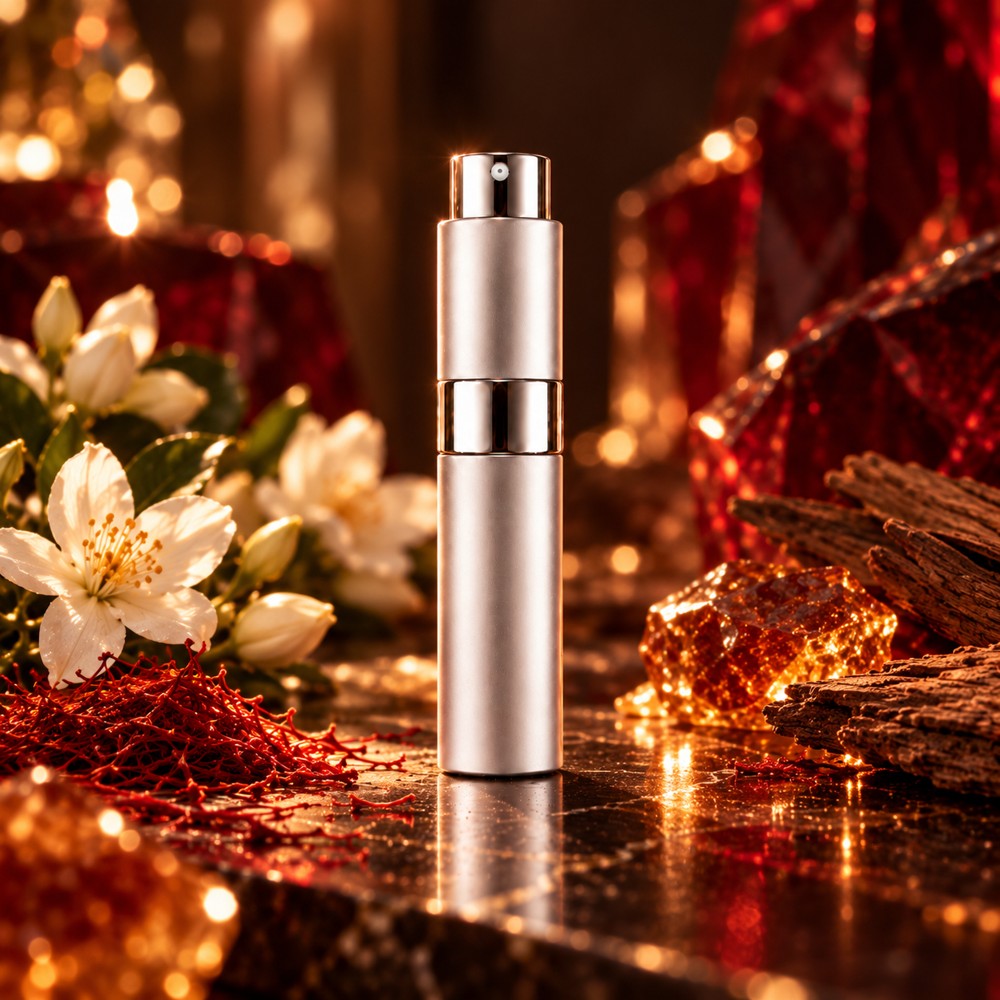 Rouge – cestovní atomizér NOEM 8 ml, produktová vizualizace