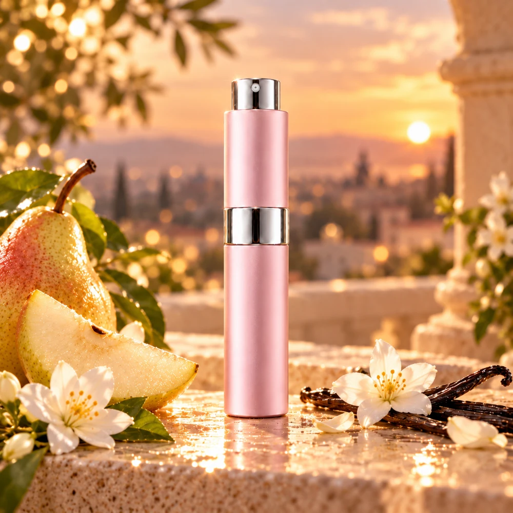 Aura – cestovní atomizér NOEM 8 ml, produktová vizualizace