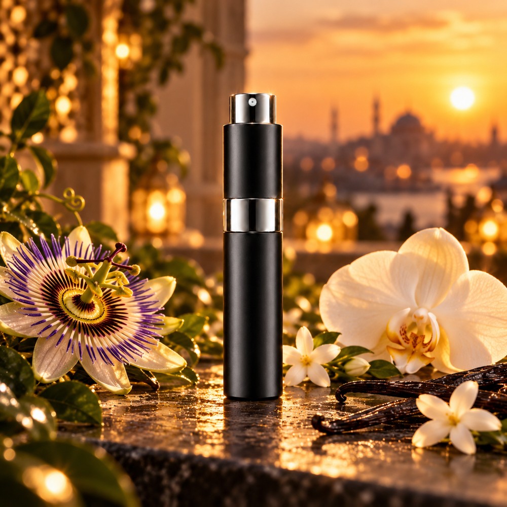 Golden Honey – cestovní atomizér NOEM 8 ml, produktová vizualizace